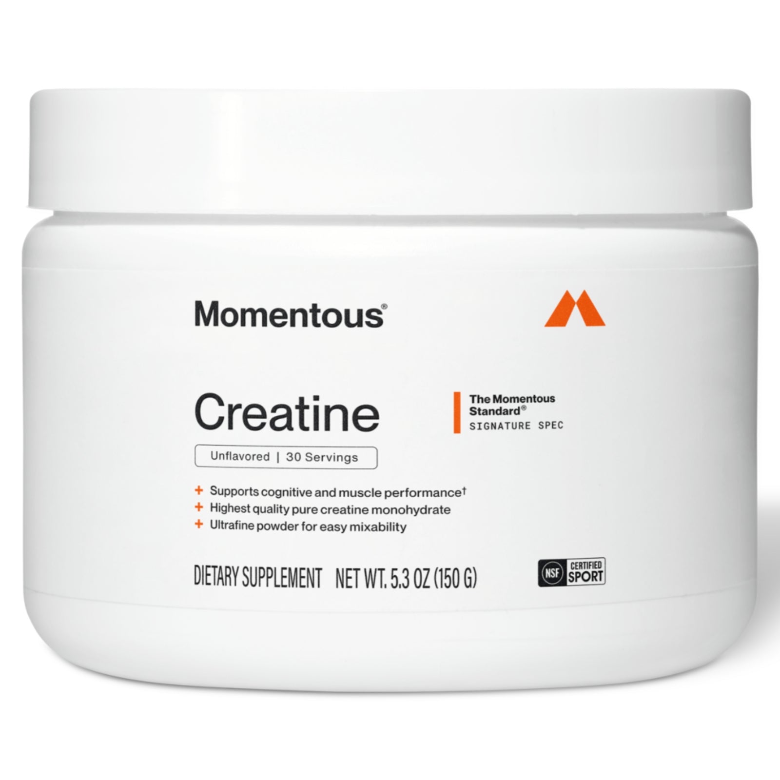 Momentous, Creatine, 15.8oz (450g) - HiLife Vitamins